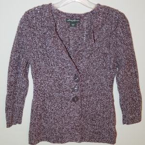 Eddie bauer 3/4 length sweater